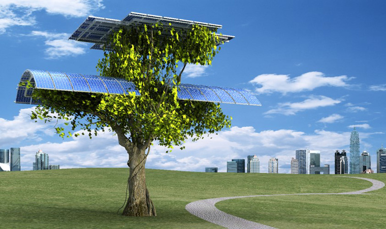太陽能發(fā)電樹的資料，什么是太陽樹